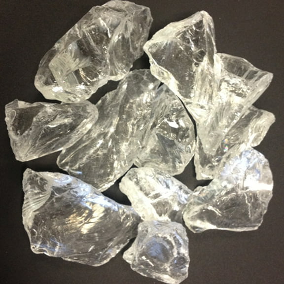 AZ Patio Heaters Recycled Fire Pit Fire Glass in Ice