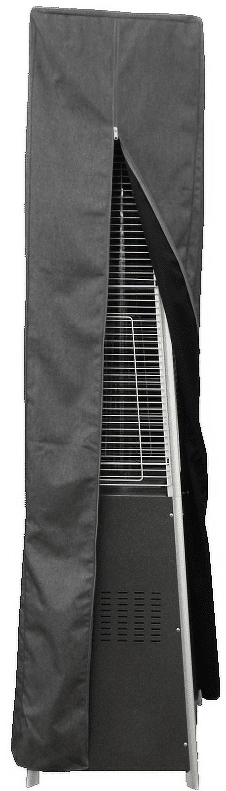 Gray Heavy Duty Square Patio Heater Cover with Zipper