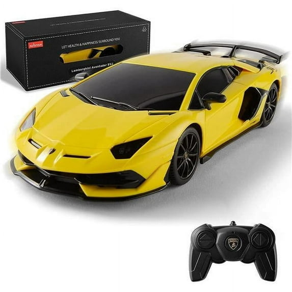 1:24 Lamborghini Aventador SVJ RC Car 2.4G Yellow
