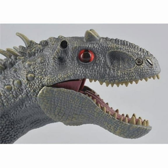AZ Trading DSM190S Gray RC Dino Jurassic Walking Roaring Tyrannosaurus Toys, Gray