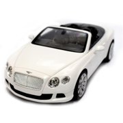 AZ Trading & Import BGTCW 1-12 Bentley Continental GT Speed Convertible Car, White