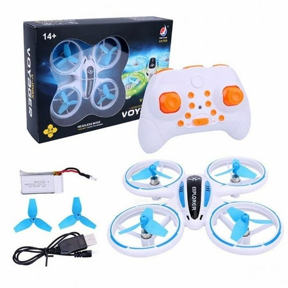 AZ Trading & Import HX759 Blue Mini LED Quadcopter for Beginners, Blue