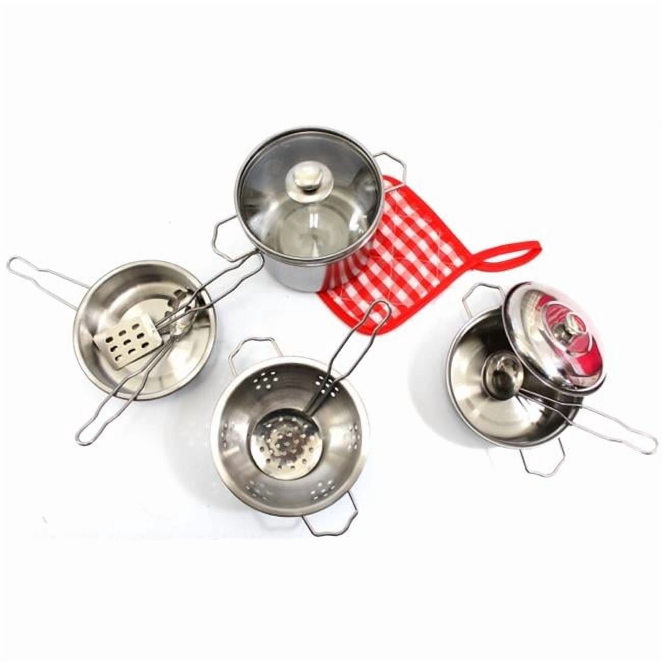AZ Trading & Import PS15B Kitchen Cookware Metal Pots & Pans Playset ...