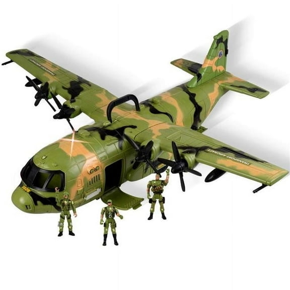 AZ Trading & Import PS1828 Military Combat Airforce Airplane C130 with Lights & Sound