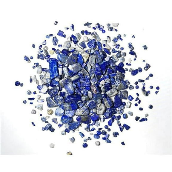 AZ Trading & Import RK460LL 1 lbs Lapis Lazuli Tumbled Chips Stone