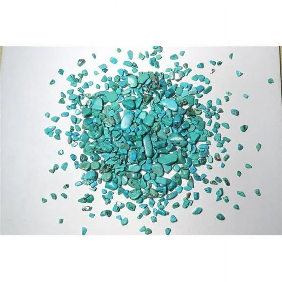 AZ Trading & Import RK460TUR 1 lbs Howlite Turquoise Tumbled Chips Stone
