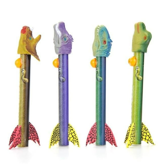 AZ Trading PS69456C Dinosaur Rocket Launcher Toys, Pack of 4