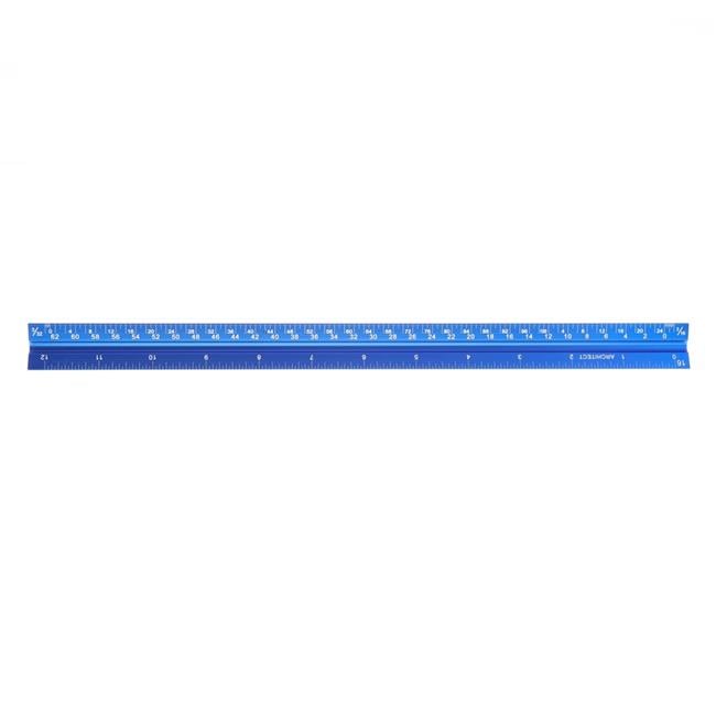AZ Trading SS400 Blue 12 in. Aluminum Architect Scale Ruler