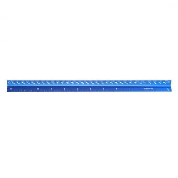 AZ Trading SS400 Blue 12 in. Aluminum Architect Scale Ruler