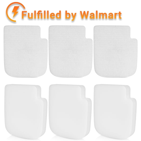 AZ3002 Filters for Shark Stratos Powered Lift-Away DuoClean Upright Vacuum AZ3000, AZ3000C, AZ3000W, AZ3002, AZ3002C, 3 Pack Felt & Foam Filters Replacement Part XFFKAZ3000