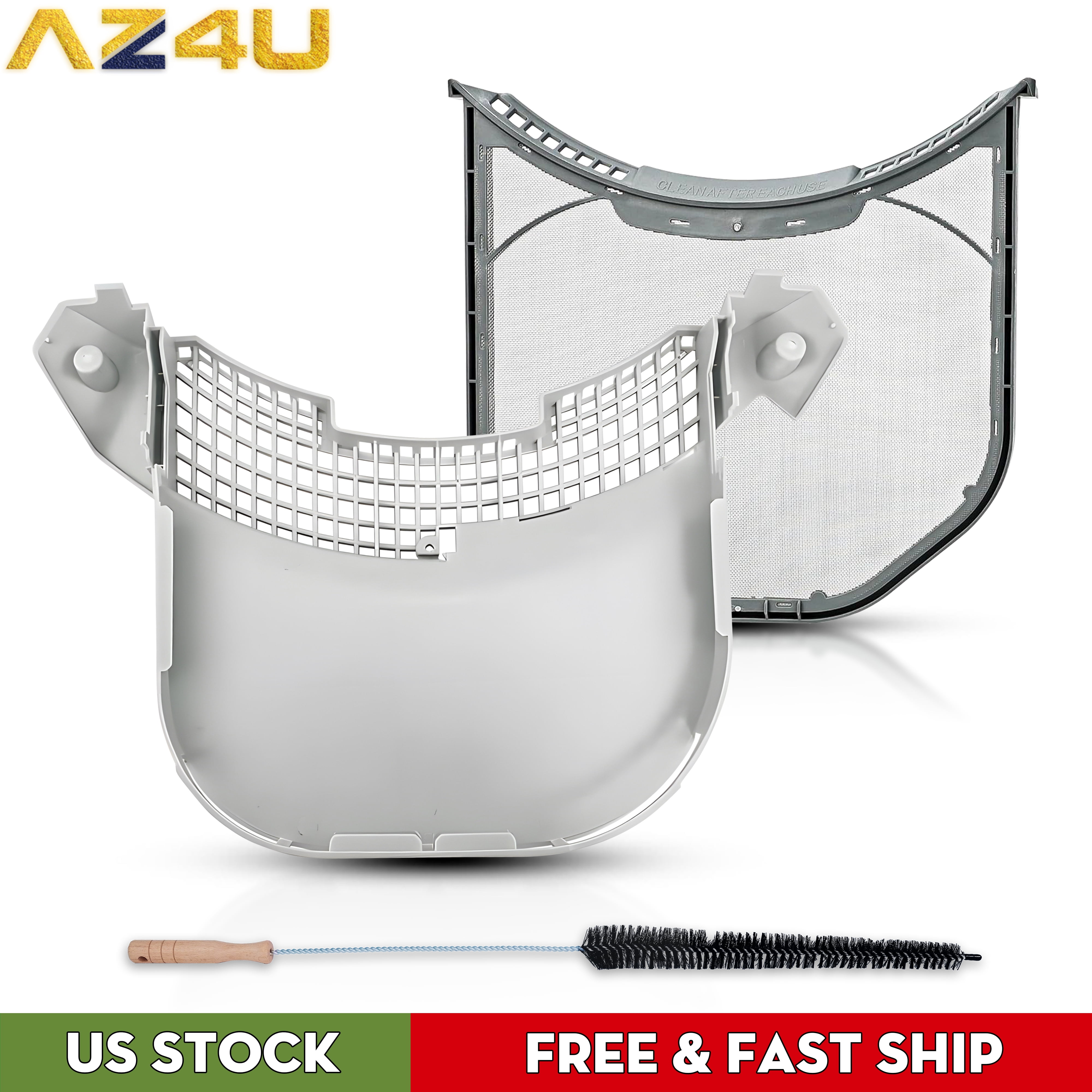 AZ4U Dryer Lint Filter Screen and Lint Trap Cover Housing Replaces for LG DLGX3876W DLG3181W DLG3501W DLG3401W DLG3601W DLG3461W DLG2602W DLGX3901W