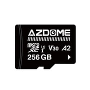 AZDOME 256GB Micro SD Card microSDXC Memory Card for M550 Max, GS63H Pro, PG17 Max, PG17 Pro Dash Cam Full HD & 4K UHD, U3, A2, V30