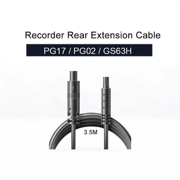 AZDOME Ext Cable for PG17/PG02/GS63H 4-Pin 5.5m, Mirror Dashcam/Rear Cam