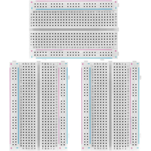 AZDelivery 3 x MB-102 Mini Breadboard 400 Tie Point Interlocking ...