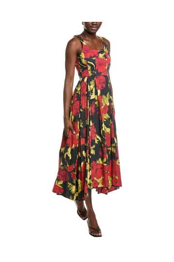woman in black leather dress Ophelia Vegan Leather Dress  Lilly Grace