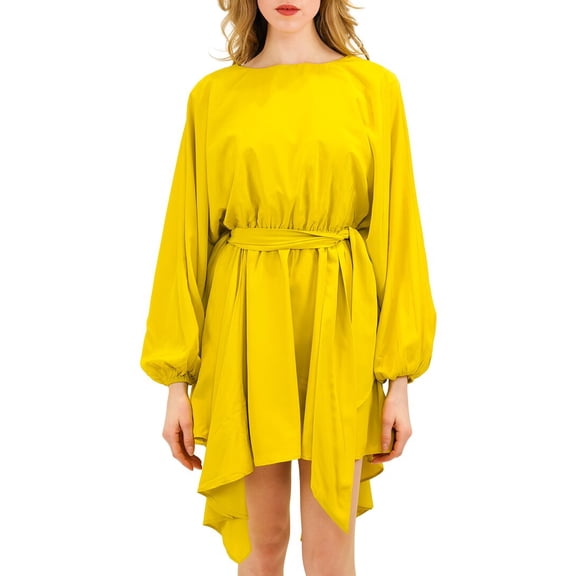 AZEEZA womens  Naila Silk Mini Dress, m
