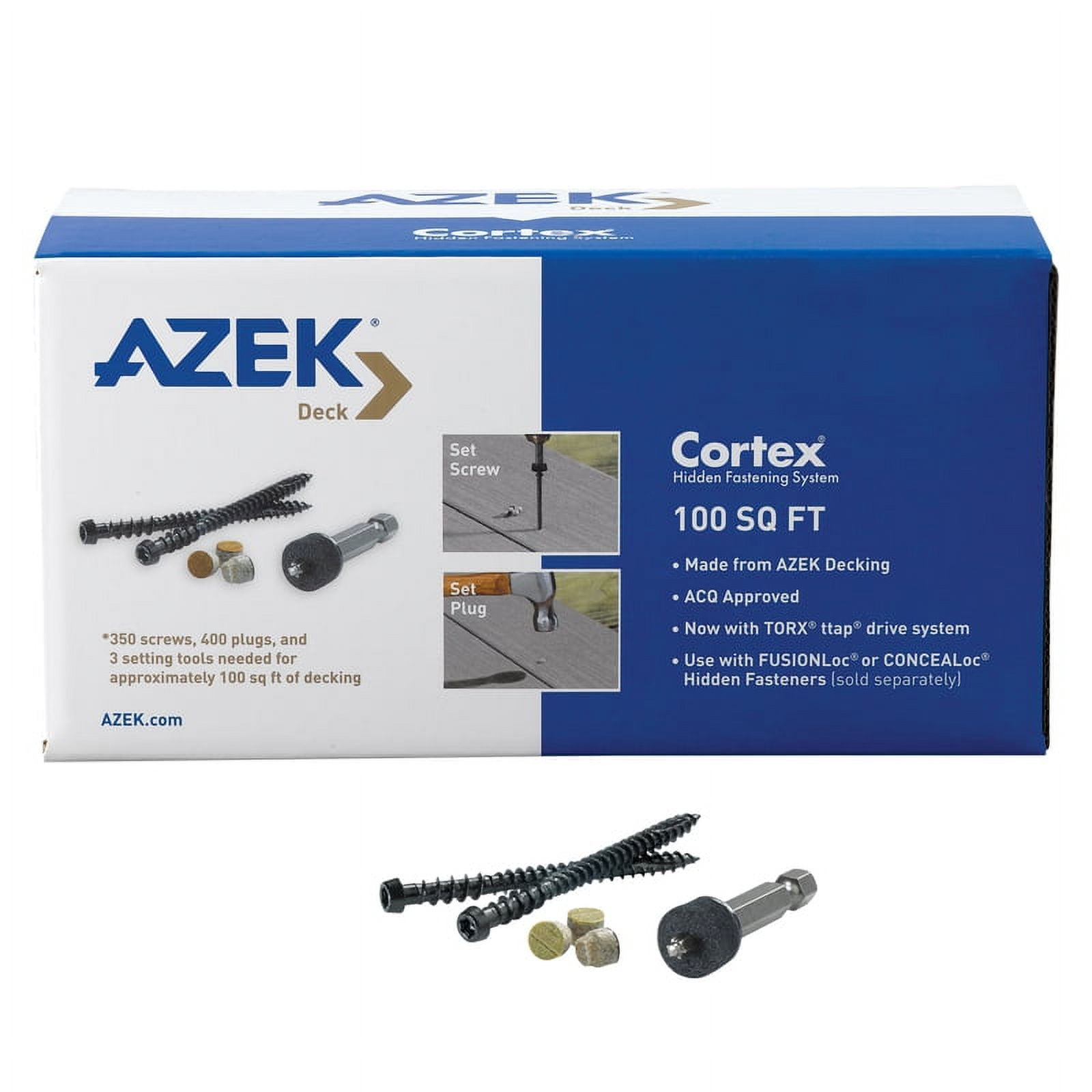 AZEK 2-3/4 in. L Torx TTAP Star Head Kona Deck Screws 350 lb.