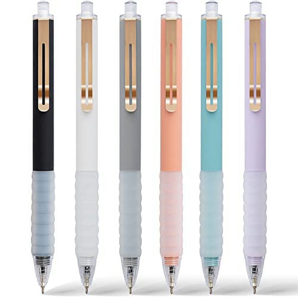 AZGO Ballpoint Pens Black Retractable Ink Writing Pen Office 0.7mm Ball