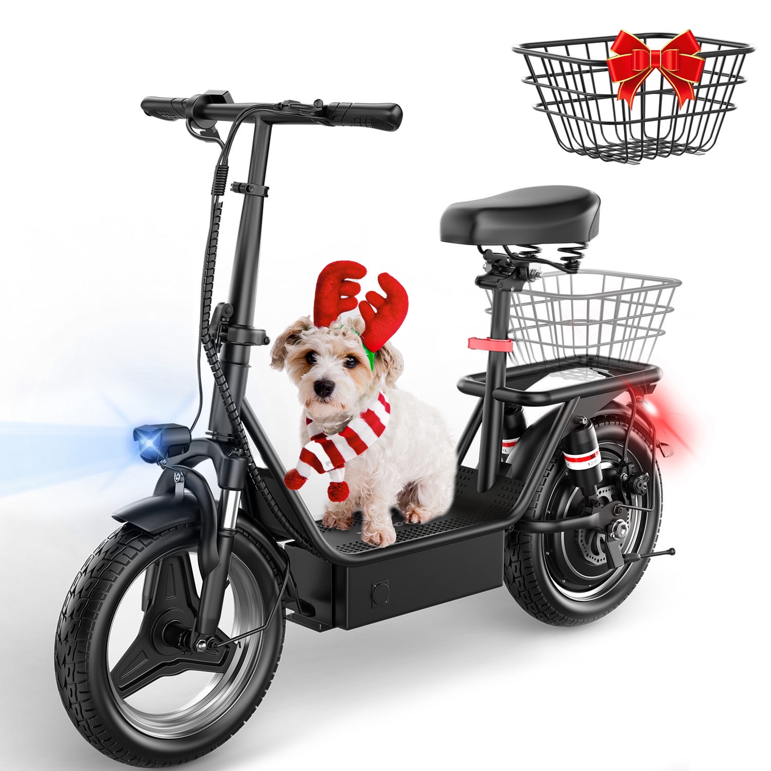 AZHAR 1000W Electric Scooter with Seat for Adults, 25 MPH, 45