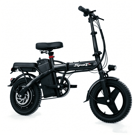 AZHAR 750W Foldable Electric Bike for Adults, 48V 10Ah 20 mph Removable Battery, 14" Ebike, Electric Mini Bike, 30 Miles Range, Class 2, UL 2849