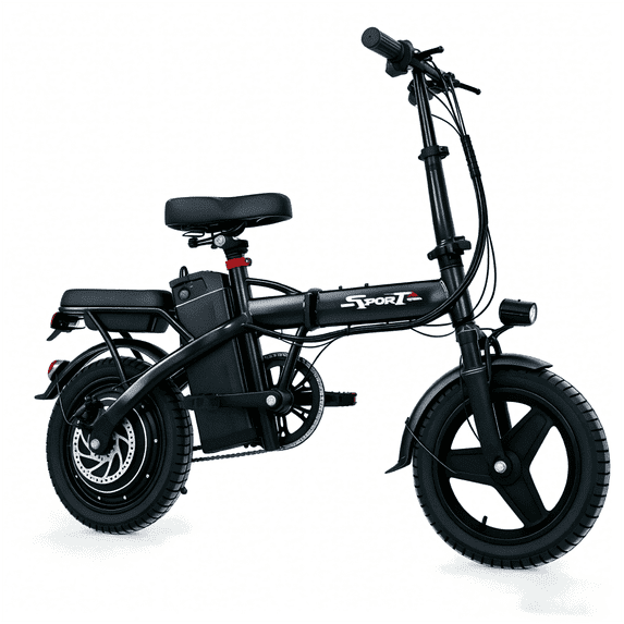 AZHAR 750W Foldable Electric Bike for Adults, 48V 10Ah 20 mph Removable Battery, 14" Ebike, Electric Mini Bike, 30 Miles Range, Class 2, UL 2849