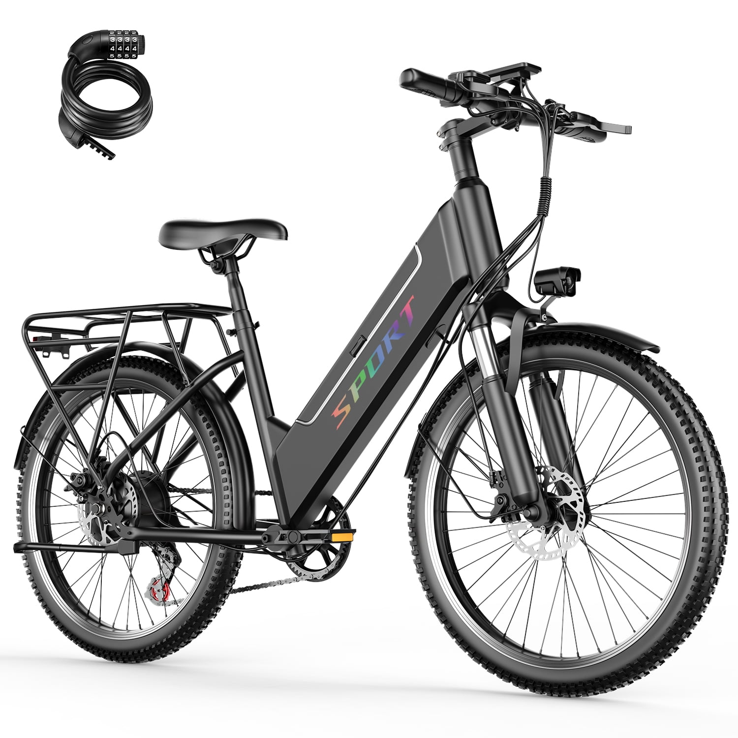 AZHAR, Electric Commuter Bike, 1500W, 26