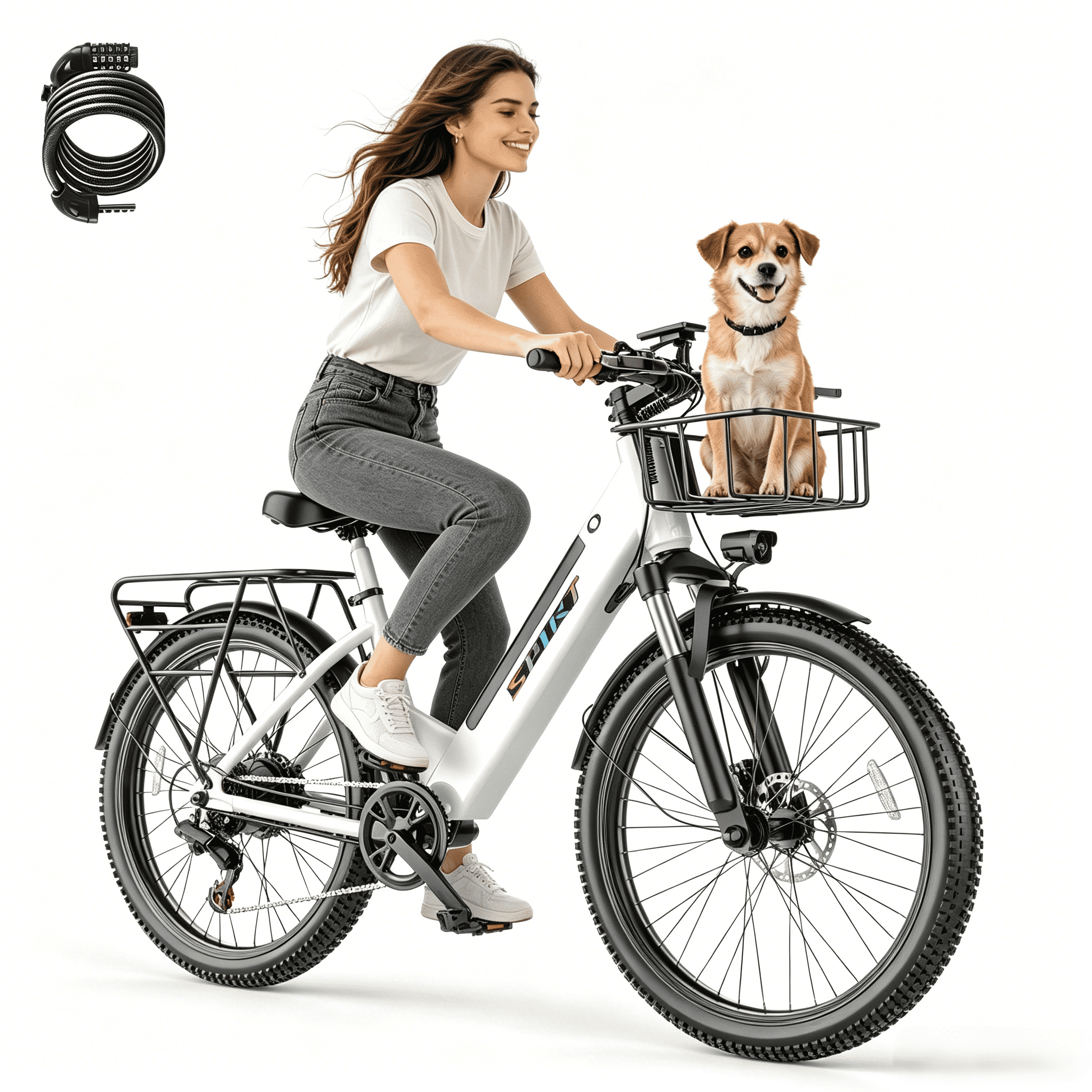 AZHAR Electric Commuter Bike for Adults,1500W ,48V10.4AH 26\" Electric Mountain Bike with 7 Speed Gears UL2849