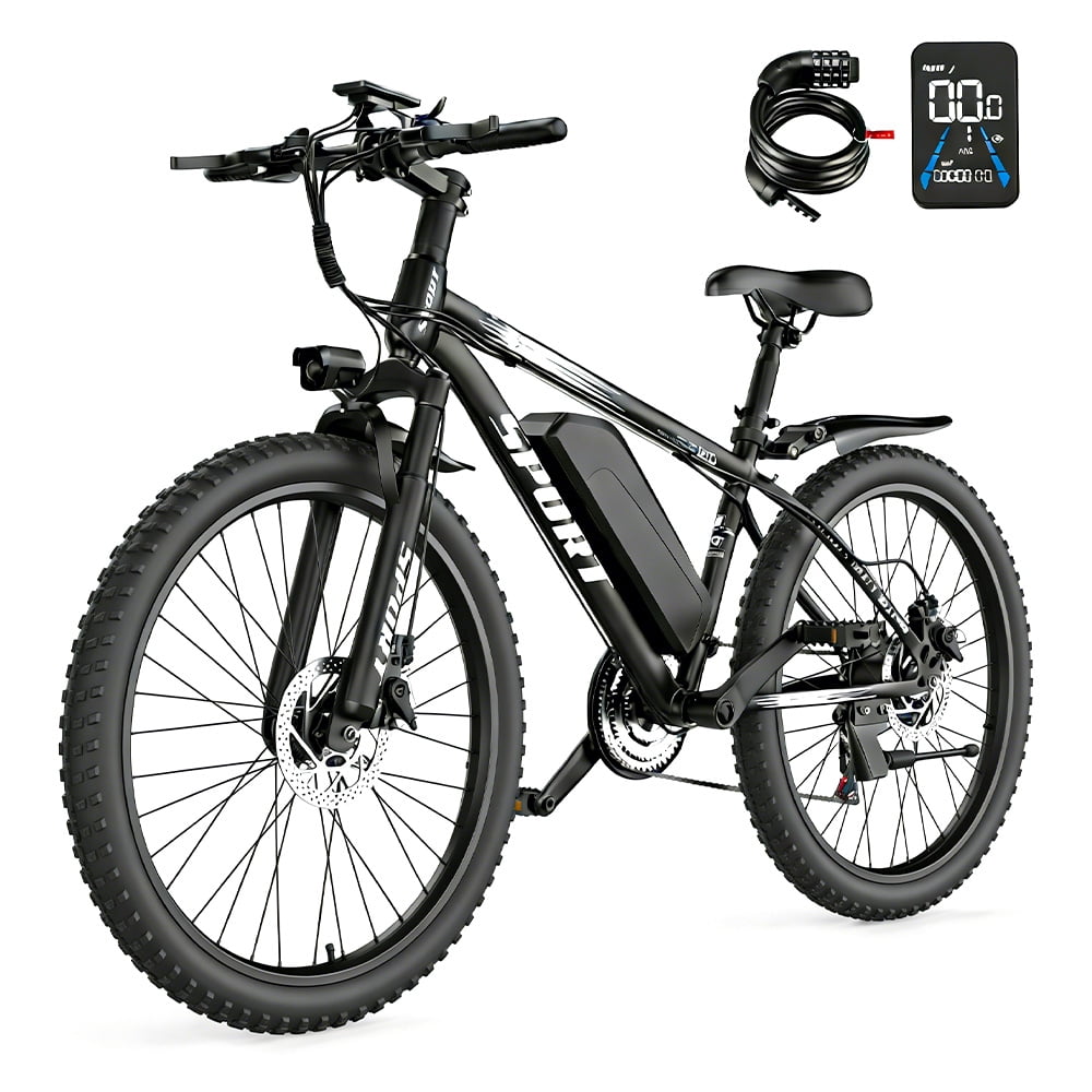 AZHAR Electric Bike for Adults, 26" Electric Mountain Bike