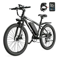 AZHAR Electric Bike for Adults, 26" Electric Mountain Bike, 1200W Peak Power Motor, Up to 25 MPH 45 Miles, Electric Bicycle with 48V 10AH Removable Battery, UL 2849