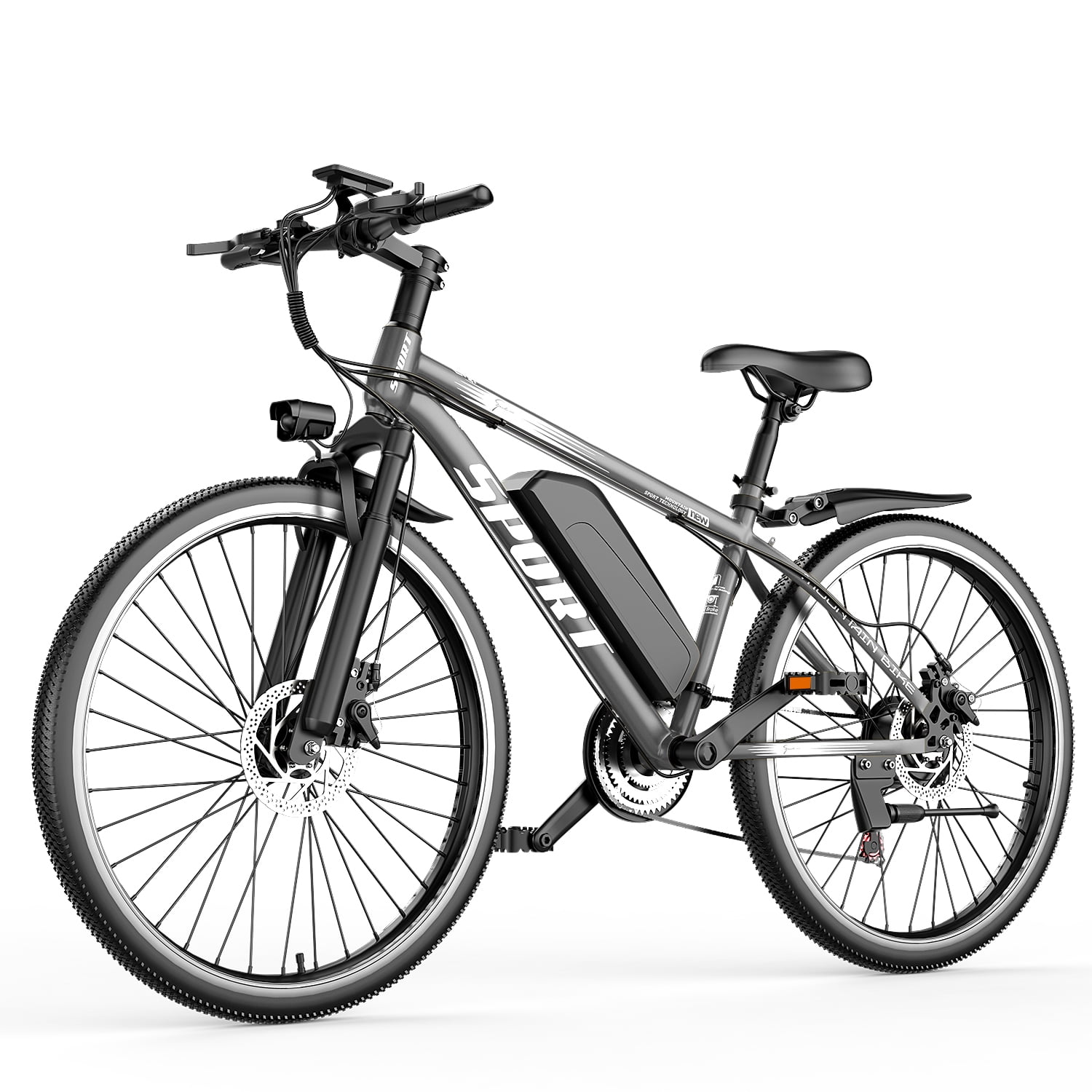 AZHAR Electric Bike for Adults, 26" Electric Mountain Bike, 750W Power Motor, Up to 20 MPH 45 Miles, Electric Bicycle with 48V 10AH Removable Battery, UL 2849
