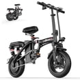 thumbnail image 1 of AZHAR Electric Bike for Adults, 500W Motor Folding Mountain Bike 14" , 20 Mph 30 Miles, 48V 15Ah Removable Battery, Class 2 UL 2849, 1 of 7