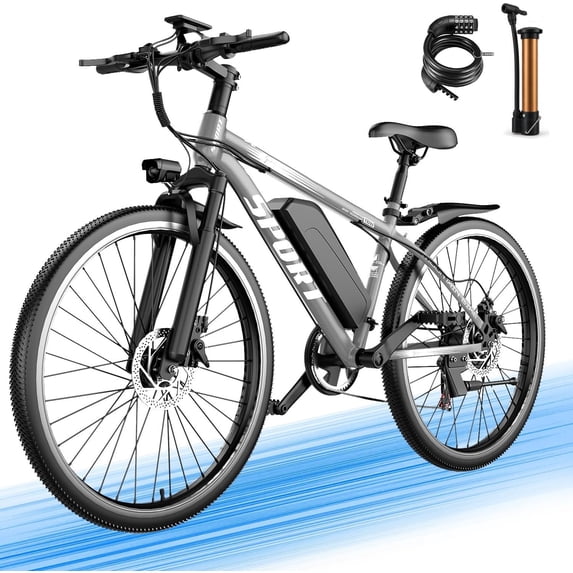 AZHAR G29 Electric Bike for Adults, 26 E-Mountain Bicycle,750W,20mph Motor 48V 10.4Ah Ebike Class 2 UL2849