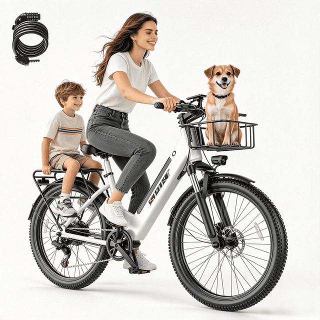 Removable Racking Labeling AZHAR GT30 Electric Bike for Adults 26