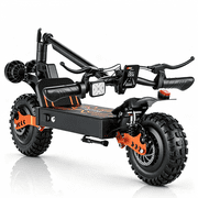 AZHAR Off Road Electric Scooter for Adults, 1500W Motor Fast Escooter, Up to 30MPH & 70Miles Long Range, 11" Off-Road Tires, 330lbs MAX Load, Foldable UL 2272