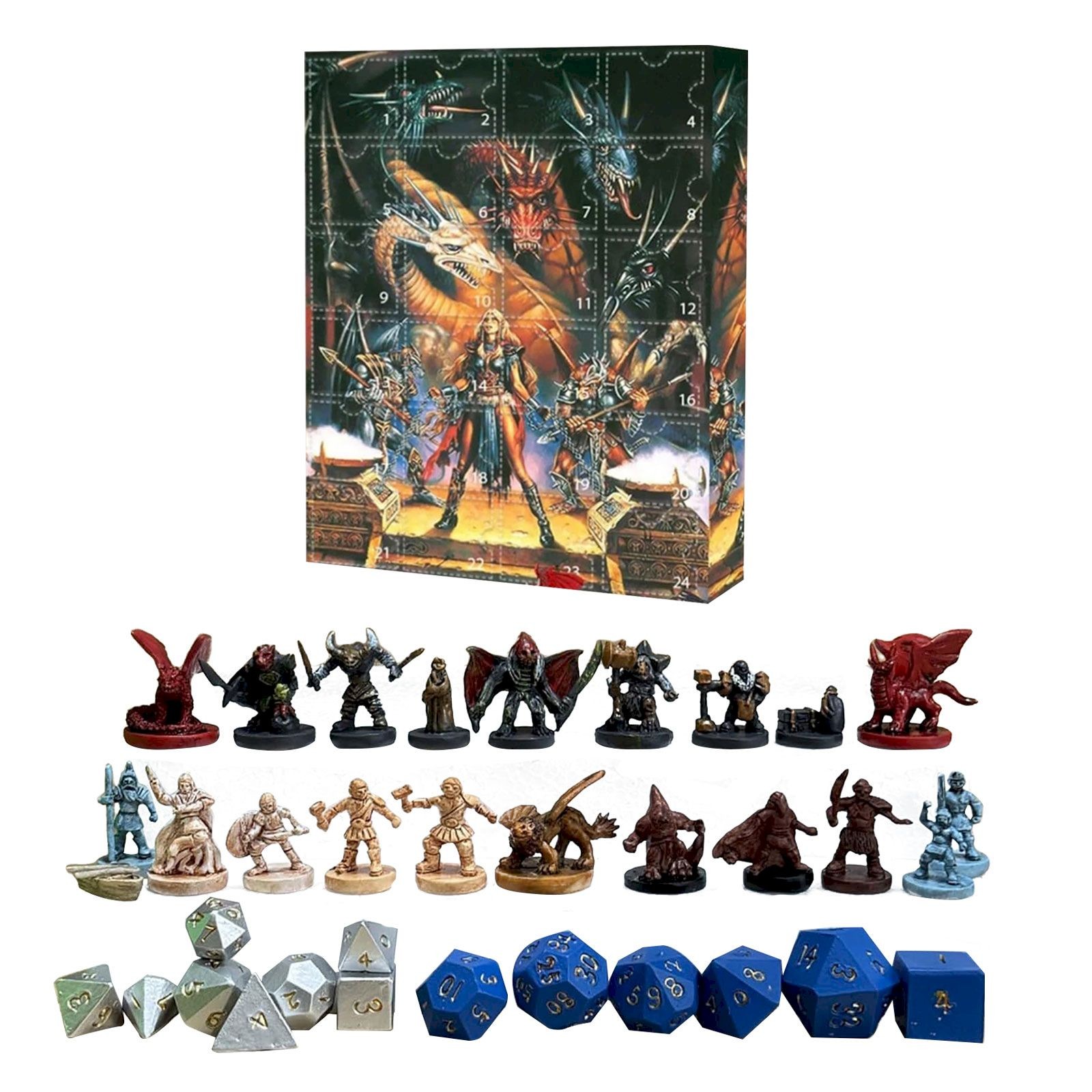 AZIUHA Advent Calendar 2024 Toy Advent Calendar 2024 Miniatures 24 Days