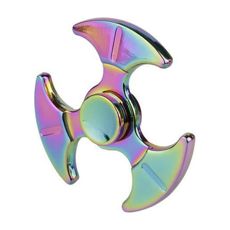 AZImport FSA38 Rainbow Fidget Spinner Metallic, Rainbow Color
