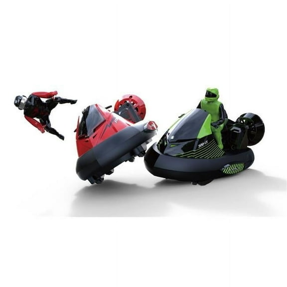 AZImport Remote Control Bumper Cars with Crash Sound Effects & Ejecting Drivers - Set of 2