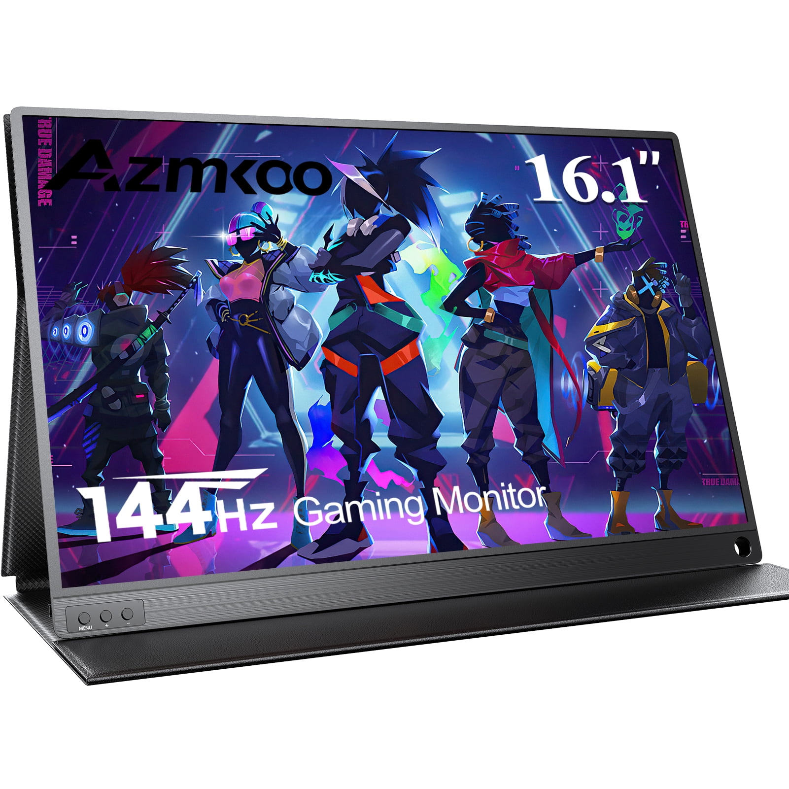 AYY Monitor portátil para juegos 2K 16 '' 120Hz 2560x1600 QHD portátil de  viaje IPS computadora externa segunda pantalla USB C HDMI Monitor w/Smart