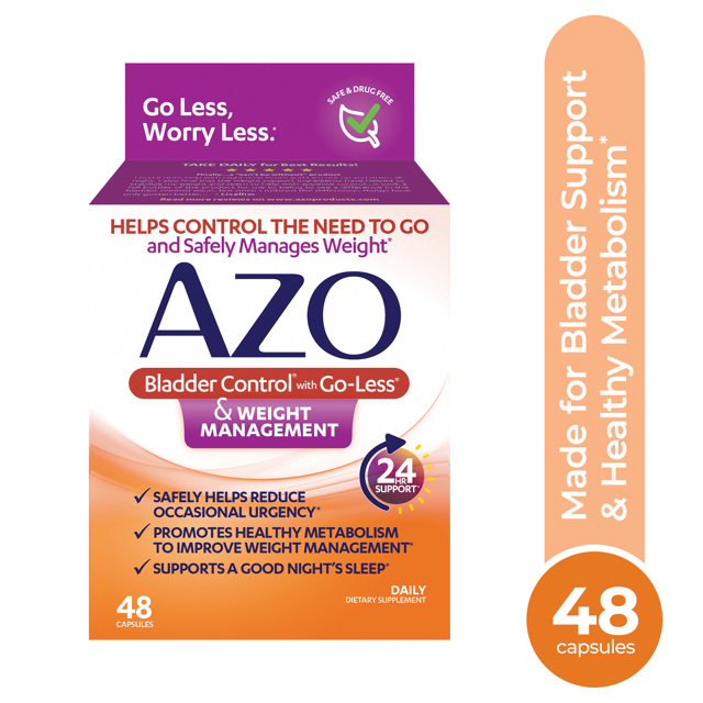 AZO Bladder Control and Weight Management Dietary Supplement, Reduces