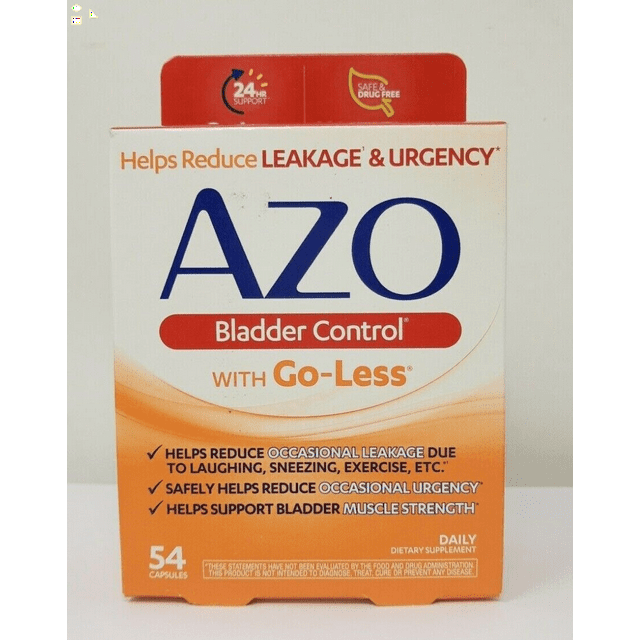 AZO Bladder Control with GoLess 54 CT Capsules