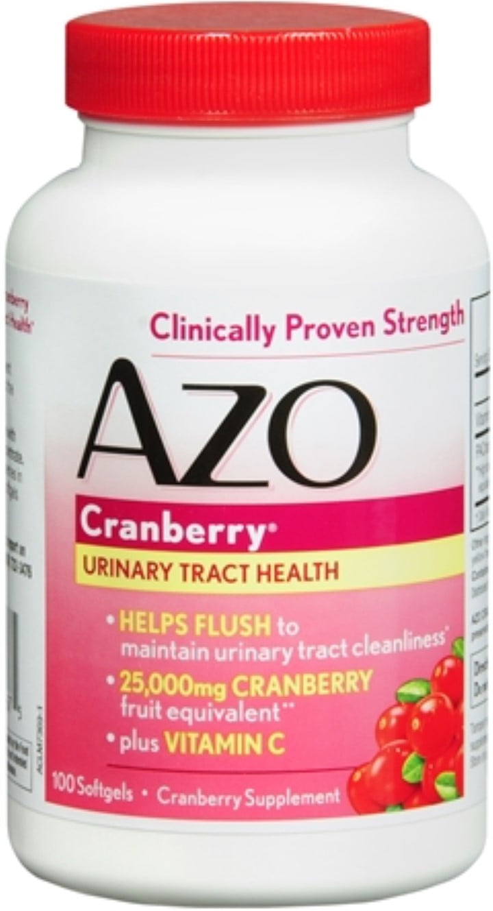 AZO Cranberry, Maximum Strength, Softgels 100 ea (Pack of 3)