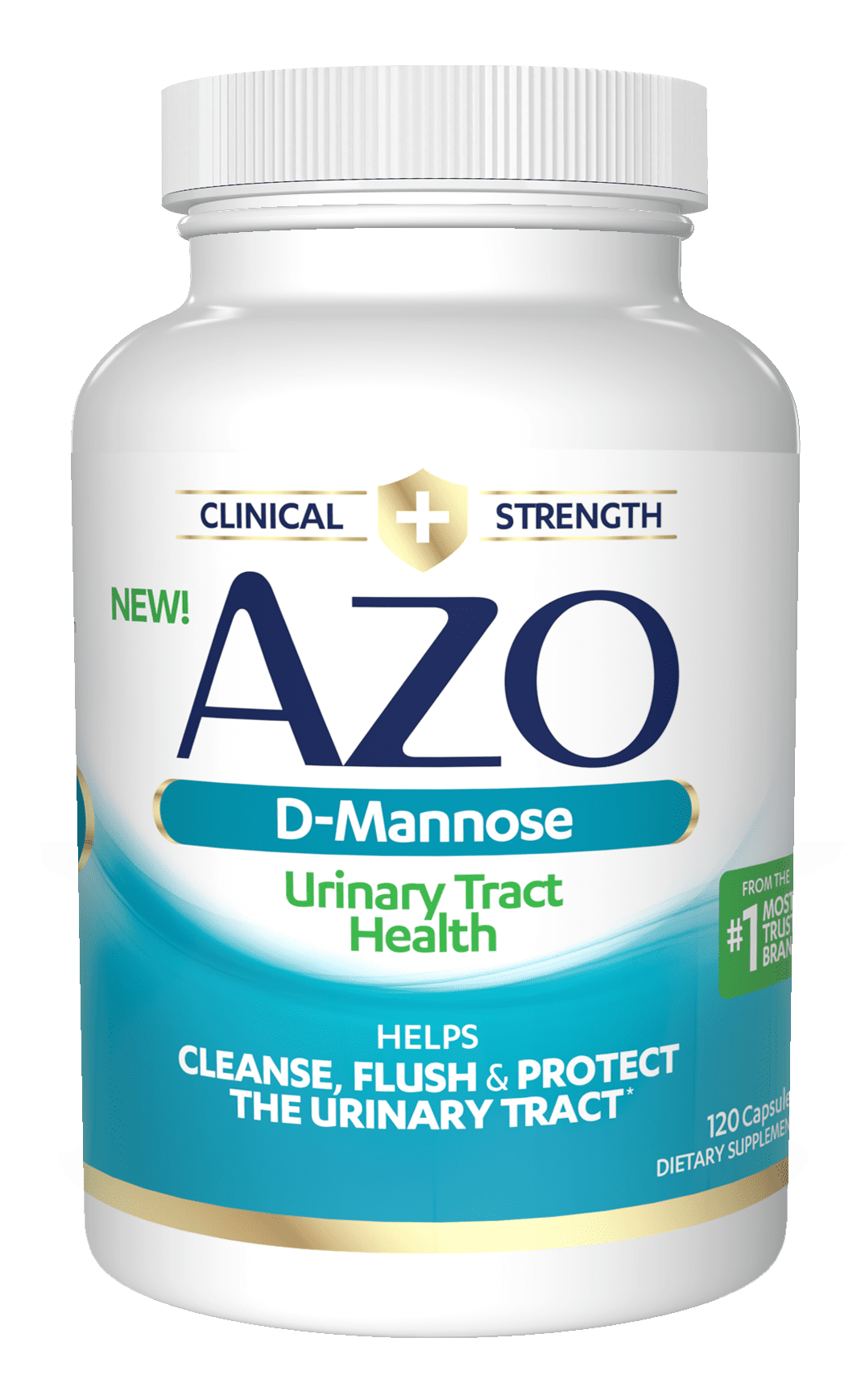 AZO D-Mannose Urinary Tract Health Dietary Supplement, 120 Capsules