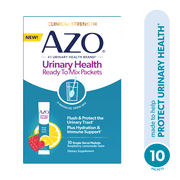 AZO D-Mannose Urinary Tract Health Ready-to-Mix Supplement, Supports UTI Prevention, Bladder Health & Hydration, Raspberry Lemonade, 10 Packets