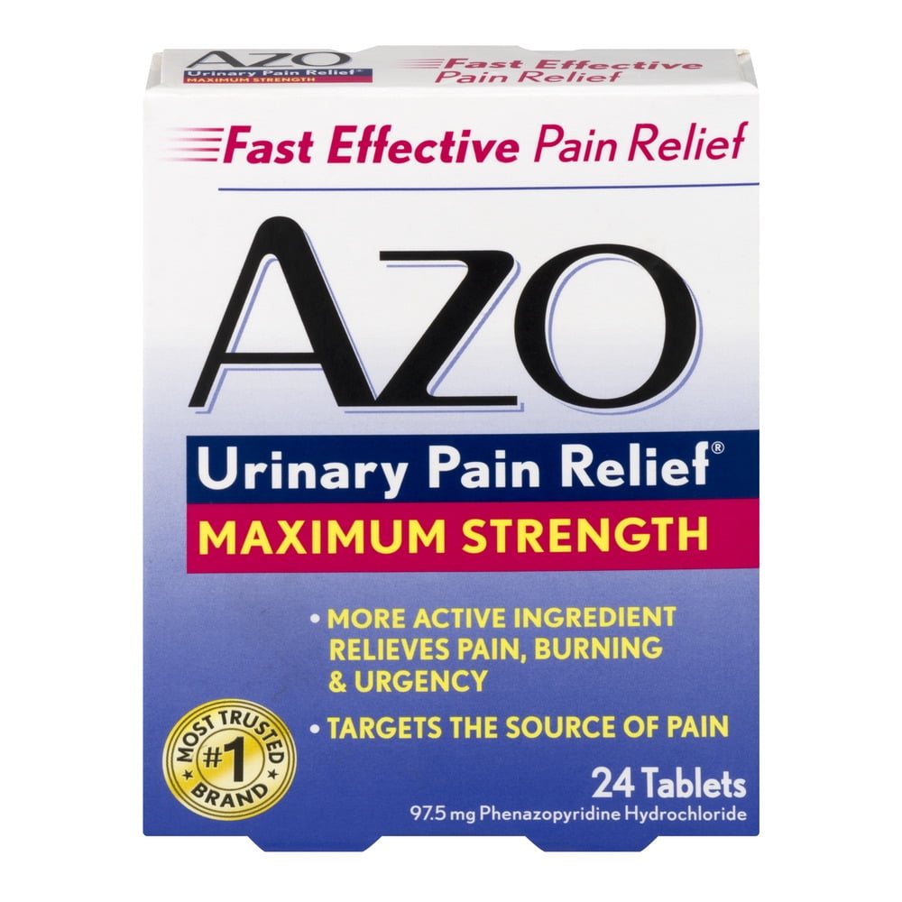 AZO Urinary Pain Relief Maximum Strength, Fast relief, 1 Most Trusted
