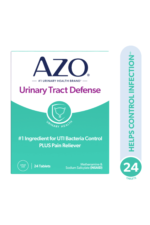 Urinary Tract Defense Tablets, Antibacterial Protection & Pain Relief for UTI Infection Control, FSA/HSA Eligible, 24 Count