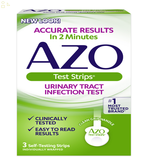 AZO Urinary Tract Infection Test Strips, Accurate Results in 2 Minutes