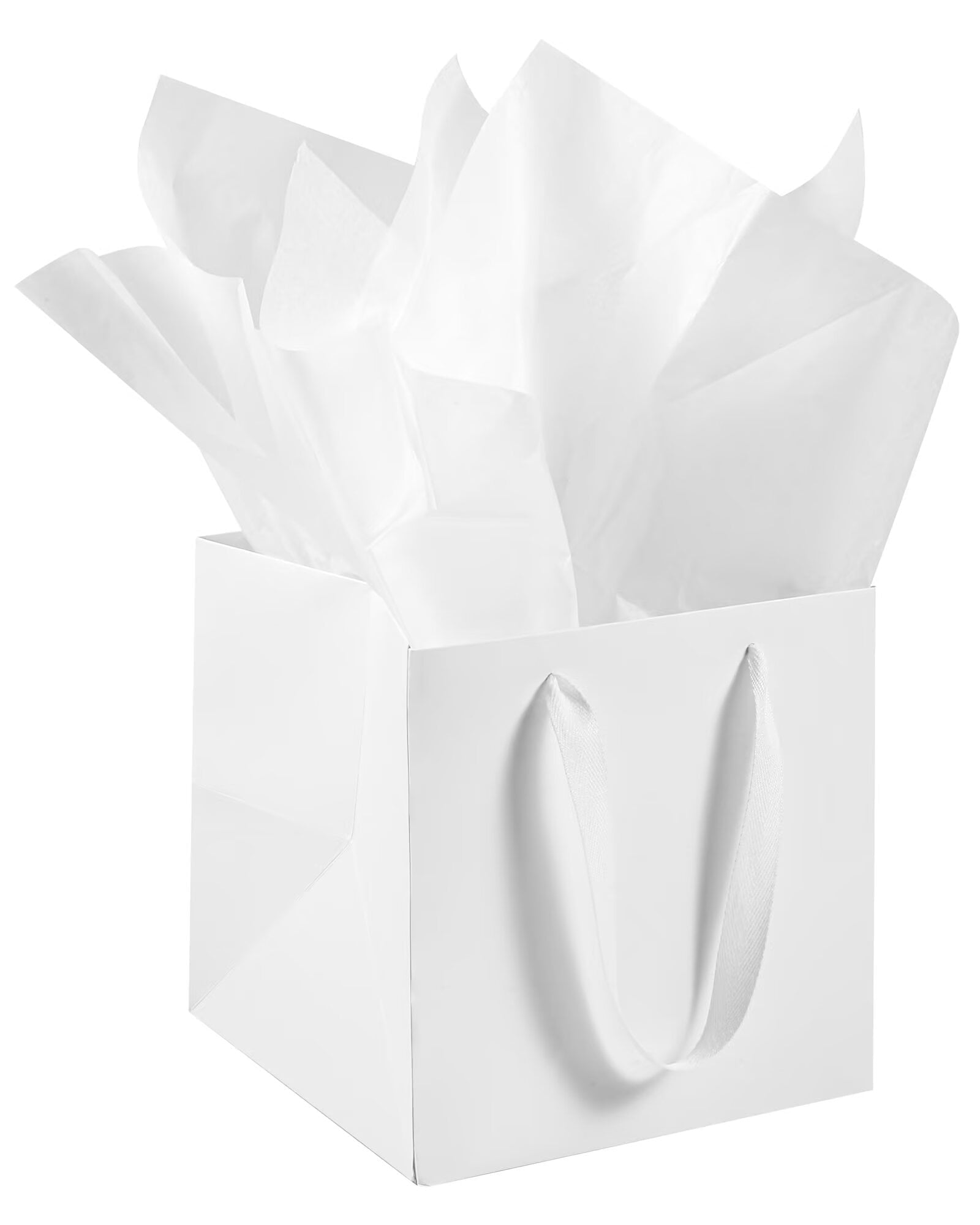 LFCXHTY Yellow Large Square Gift Bags Square Bottom Bags