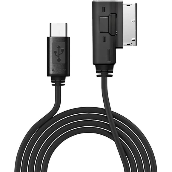 AZQYFDC for USB-C to AMI MMI Aux Cable for iPhone 17/16/15 and Type-C Devices, Compatible with Audi 2011-2016 A3/A4/A5/A6/A7/A8/S4/S6/S8/Q5/Q7/R8/TT, VW CC Magotan (3.3 FT)