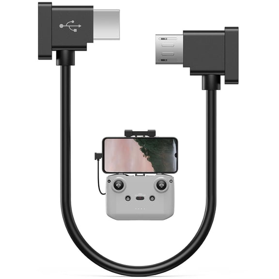 AZQYFDC for USB C to Micro USB Cable for DJI Remote Controller Mavic 3 Mini 2 3 Pro Air 2S Mavic Air 2 DJI RC-N1 RC Pro OTG Data Cord for Samsung Galaxy S7 Edge S6 S5 Tablet/Phone with Micro-USB