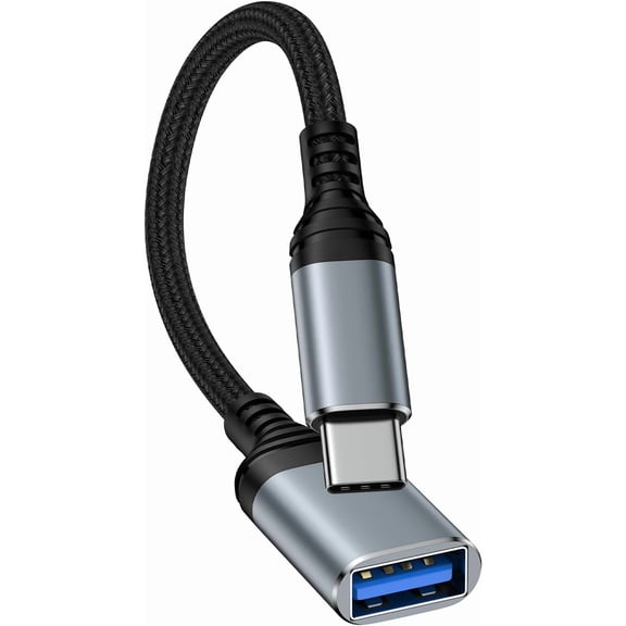 AZQYFDC for USB C to USB Adapter,5Gbps Type C 3.0 OTG Cable On The Go Type C Male to USB Female OTG Cable Adapter for Samsung Galaxy A17/A16/A15/S25 Ultra/S24/S23/S21/S20/iPhone 17 Pro Max/Air